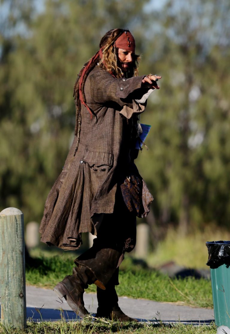 Johnny Depp Heads to Disneyland as Captain Jack Sparrow to Surprise Pirates of the Caribbean Riders