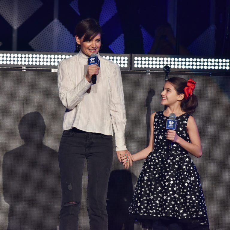 Katie Holmes and Suri Cruise Surprise Fans at Jingle Ball and Introduce Taylor Swift