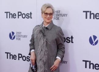 Meryl Streep at "The Post" film premiere in 2017