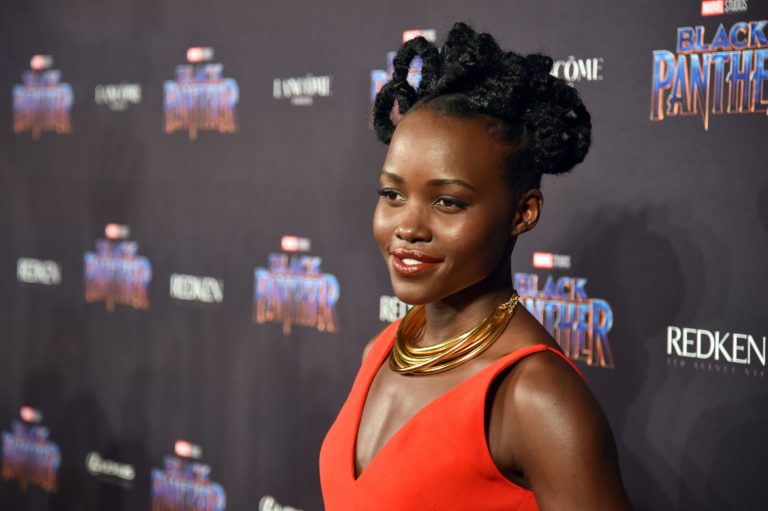 Lupita Nyong'o at Marvel's 