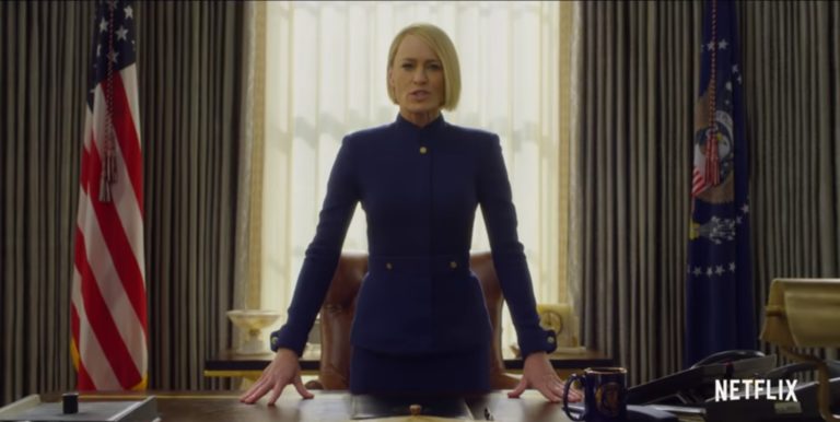 “House of Cards” Released a Fourth of July-Themed Video Featuring Claire as President