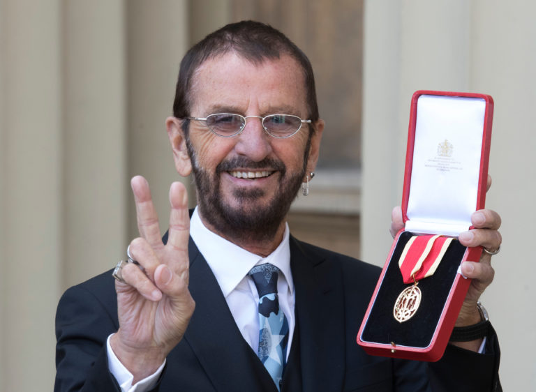 Prince William Knights Ringo Starr