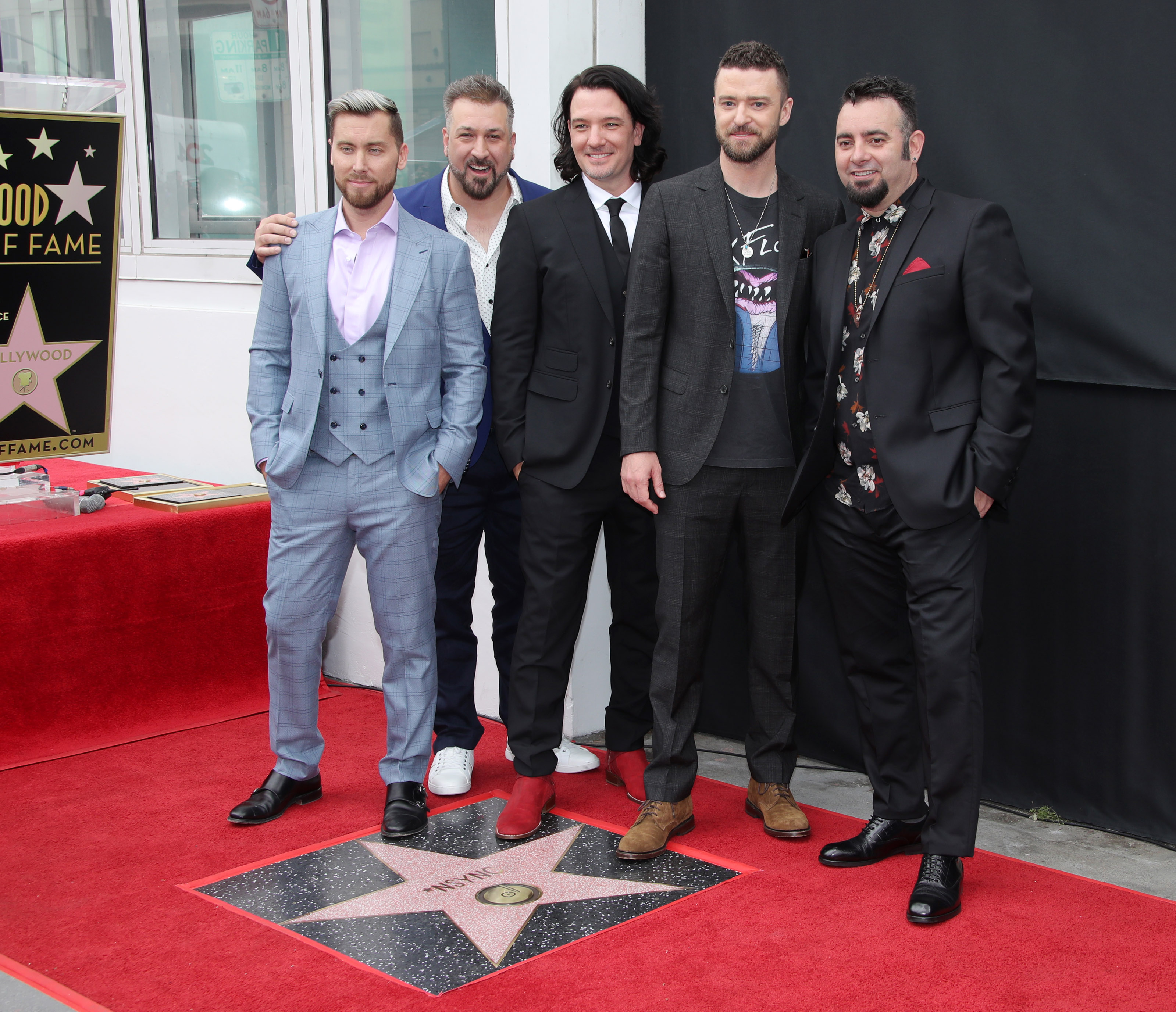 ‘nsync Reunite To Receive Hollywood Walk Of Fame Star