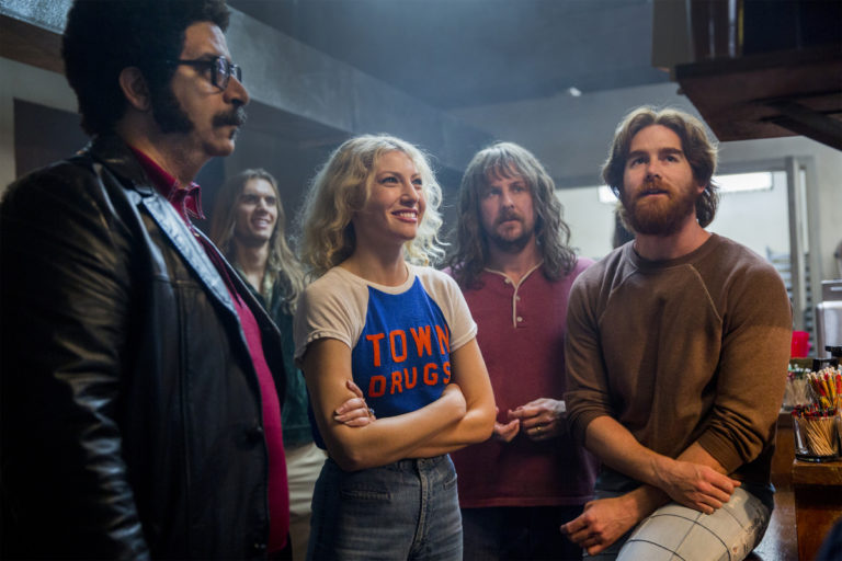 20 of 95 Ari Graynor, Stephen Guarino, Andrew Santino, and Erik Griffin in I'm Dying Up Here