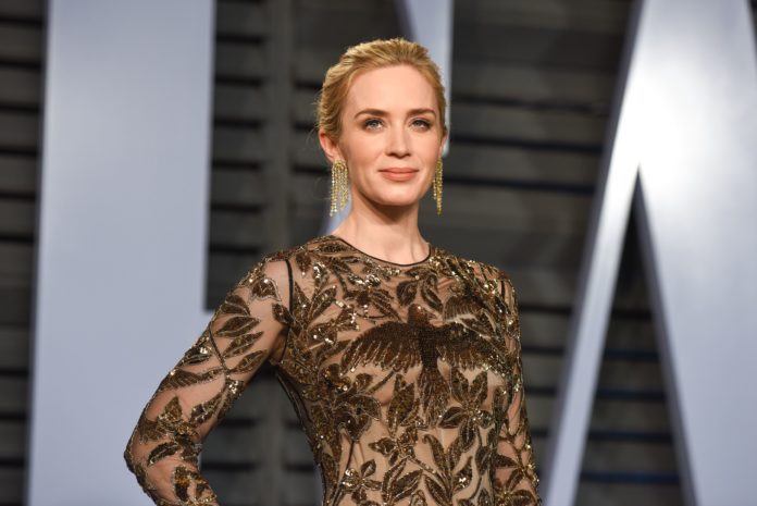 Emily Blunt at the 2018 Vanity Fair Oscar Party