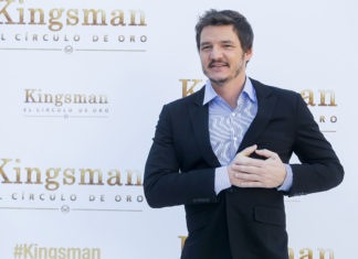 Pedro Pascal at the "Kingsman: The Golden Circle" film photocall in Madrid in 2017
