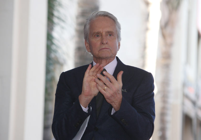 Michael Douglas Gets a Star On the Hollywood Walk of Fame