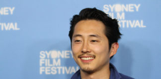 Steven Yeun at the "Okja" premiere in 2017