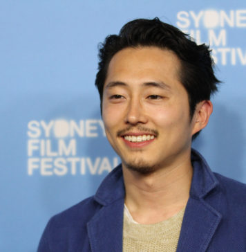 Steven Yeun at the "Okja" premiere in 2017