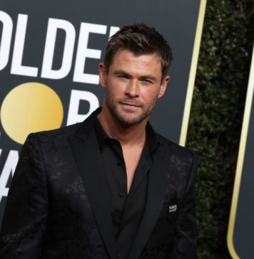 Chris Hemsworth at the 75th Annual Golden Globe Awards in 2018