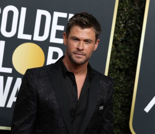 Chris Hemsworth at the 75th Annual Golden Globe Awards in 2018