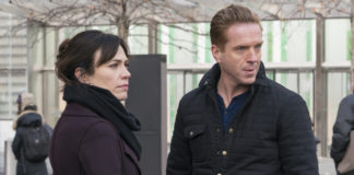Damian Lewis and Maggie Siff in "Billions"