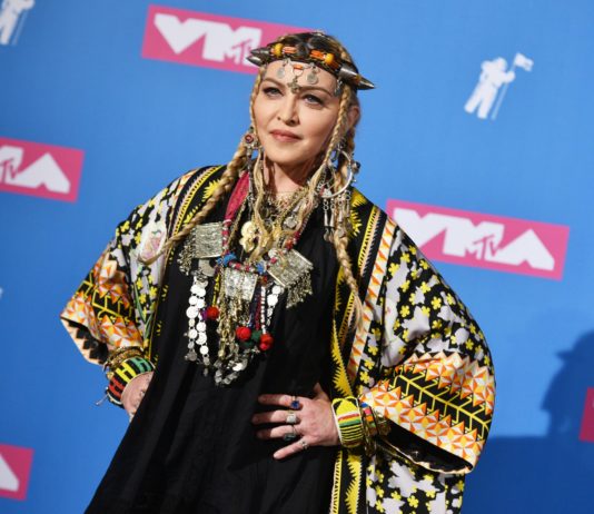Madonna at the MTV Video Music Awards in 2018