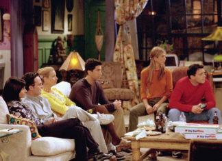 Jennifer Aniston, Courteney Cox, Matthew Perry, Matt Leblanc, Lisa Kudrow in "Friends"