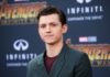 Tom Holland at the "Avengers: Infinity War" film premiere in 2018