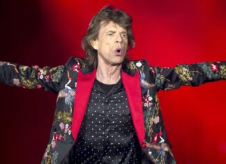 Mick Jagger of The Rolling Stones in concert in 2017