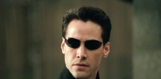 Keanu Reeves in "The Matrix Reloaded."