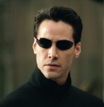Keanu Reeves in "The Matrix Reloaded."