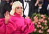 Lady Gaga at the Met Gala in 2019