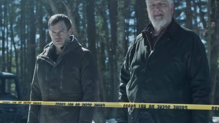 Michael C. Hall and Clancy Brown in 