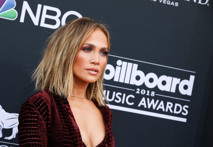 Jennifer Lopez at the Billboard Music Awards in 2018