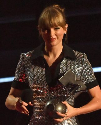 Taylor Swift at the 29th MTV Europe Music Awards in November 2022