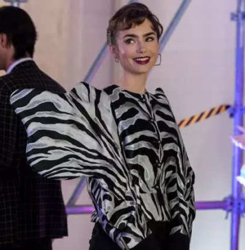 Lily Collins in "Emily in Paris"