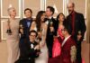 Jamie Lee Curtis, Michelle Yeoh, Ke Huy Quan, Stephanie Hsu, Daniel Kwan, Daniel Scheinert and Jonathan Wang of "Everything Everywhere All at Once" at the 95th Annual Academy Awards in March 2023