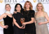 Eva Birthistle, Sarah Greene, Sharon Horgan, and Anne-Marie Duff at the BAFTA Television Awards in May 2023