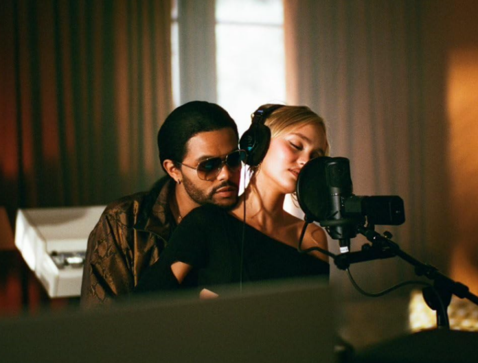 The Weeknd and Lily-Rose Depp in 