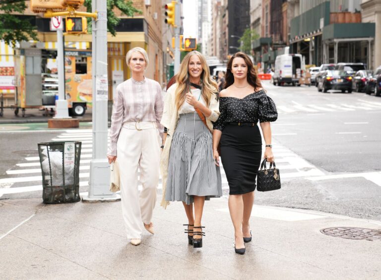 Sarah Jessica Parker, Kristin Davis, and Cynthia Nixon in 