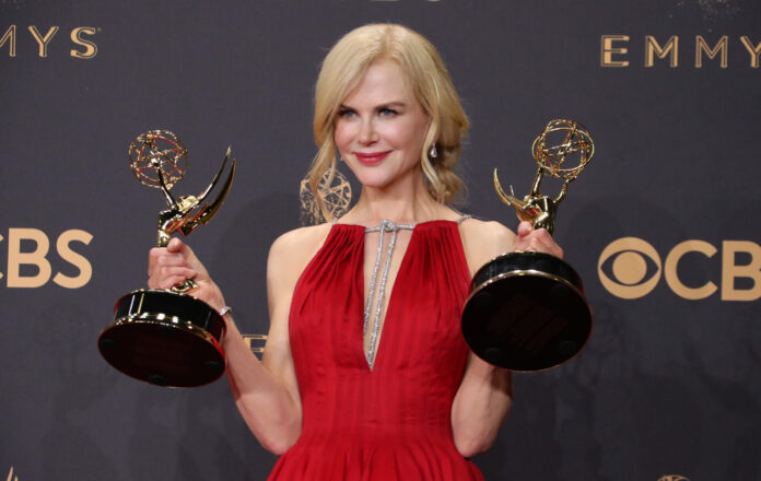 Nicole Kidman at the 2017 Emmy awards