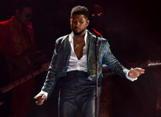 Usher at the 62nd Annual Grammy Awards
