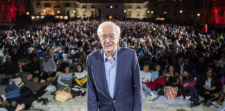 Sir Michael Caine at the "Inception" Film4 Summer Screen screening in 2018