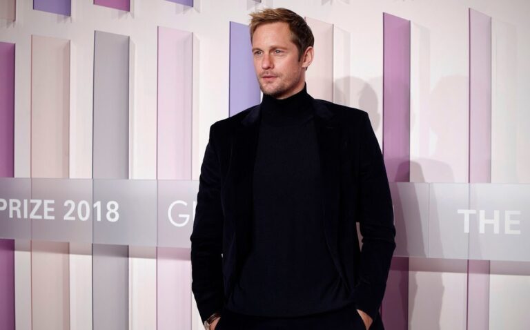 Alexander Skarsgård at the Hugo Boss Prize Artists Dinner in 2018