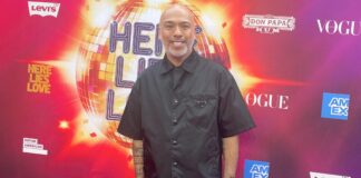 Jo Koy at "Here Lies Love" Broadway Opening Night in July 2023