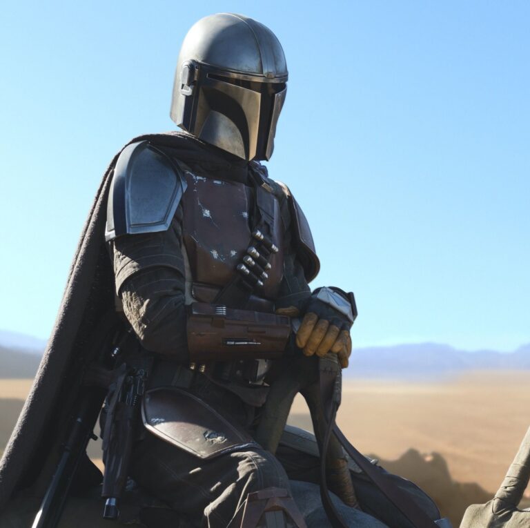 Pedro Pascal as The Mandalorian in 