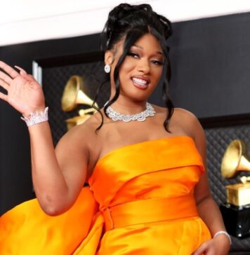 Megan Thee Stallion at the 63rd Annual Grammy Awards