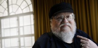 George R.R Martin photo shoot in Stockholm, Sweden in 2015