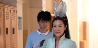 Michelle Yeoh and Ben Wang in "American Born Chinese"