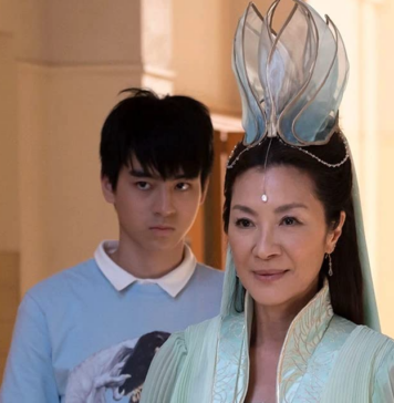 Michelle Yeoh and Ben Wang in "American Born Chinese"