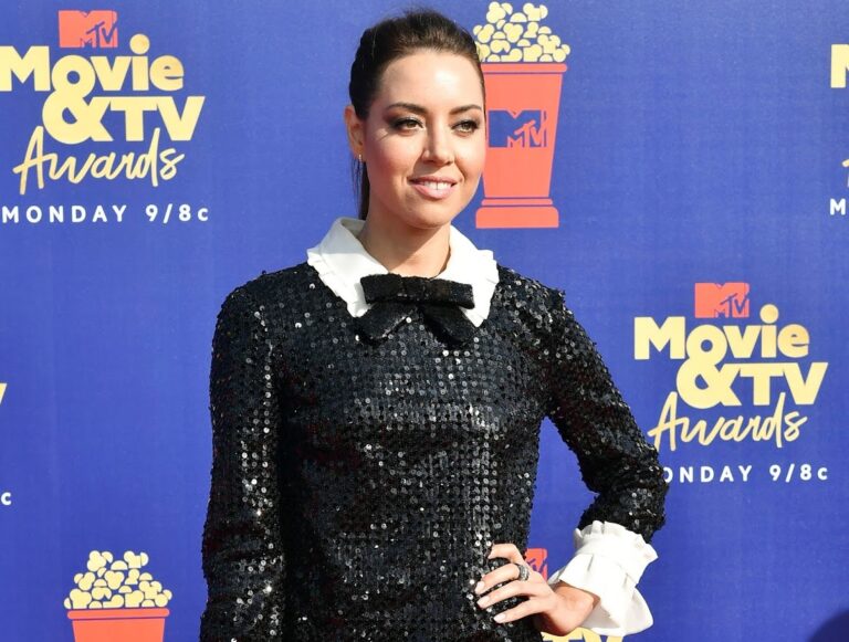 Aubrey Plaza at the MTV Movie & TV Awards in 2019