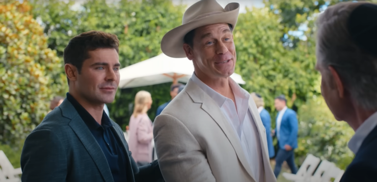 John Cena and Zac Efron in “Ricky Stanicky”