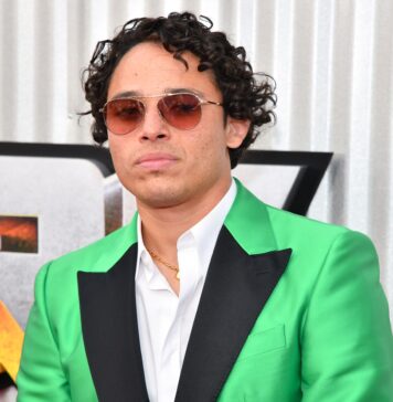 Anthony Ramos at the "Transformers: Rise of the Beasts" film premiere in New York in June 2023