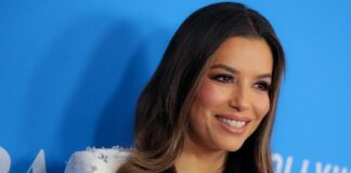 Eva Longoria at the Hollywood Foreign Press Association Annual Grants Banquet in 2019