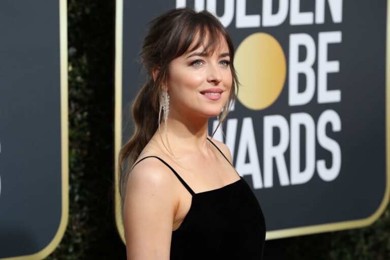 Dakota Johnson at the 75th Annual Golden Globe Awards in January 2018
