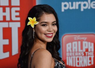 Auli'i Cravalho, the voice of Moana in the animated motion picture fantasy "Ralph Breaks the Internet" at the premiere of the film in Los Angeles in November 2018