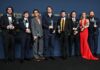 Cast of "Oppenheimer" - Benny Safdie, Cillian Murphy, Robert Downey Jr., Josh Hartnett, Alden Ehrenreich, Casey Affleck, Emily Blunt and Kenneth Branagh at the 30th Screen Actors Guild Awards in February 2024