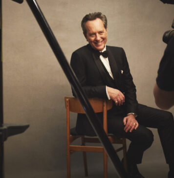 Richard E. Grant at the 73rd British Academy Film Awards in February 2020