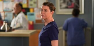 Ellen Pompeo as Dr. Meredith Grey in "Grey's Anatomy" Season 16
